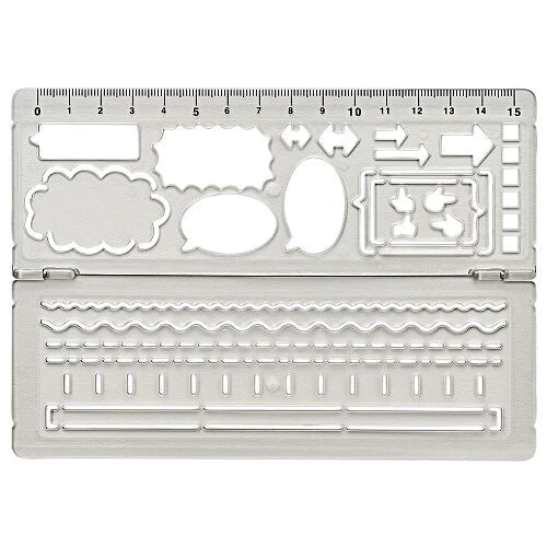 Folding Journaling Stencil - homesewn