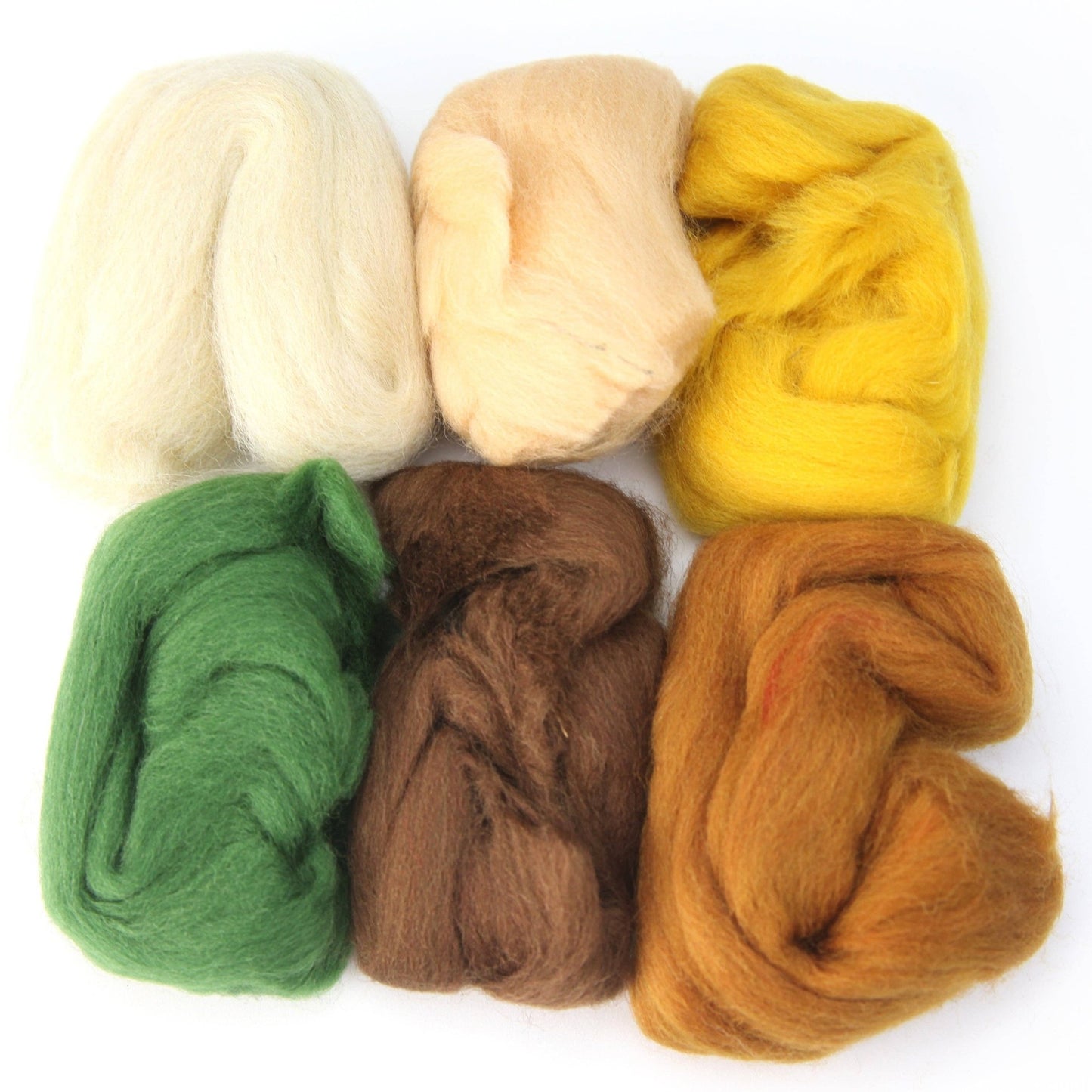 Four Season Color Wool Fiber for Needle Felting - homesewn