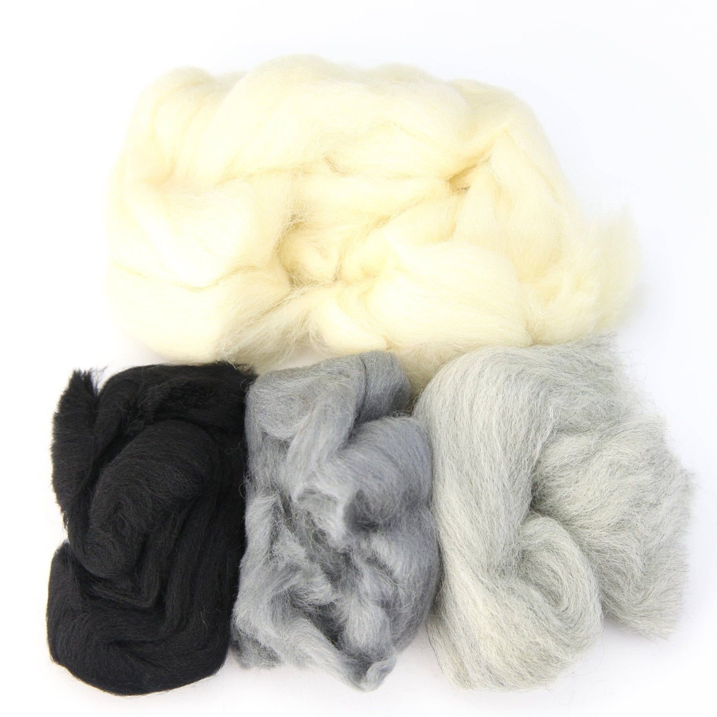 Four Season Color Wool Fiber for Needle Felting - homesewn