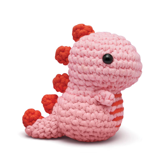 Fred the Dinosaur - Pink - homesewn
