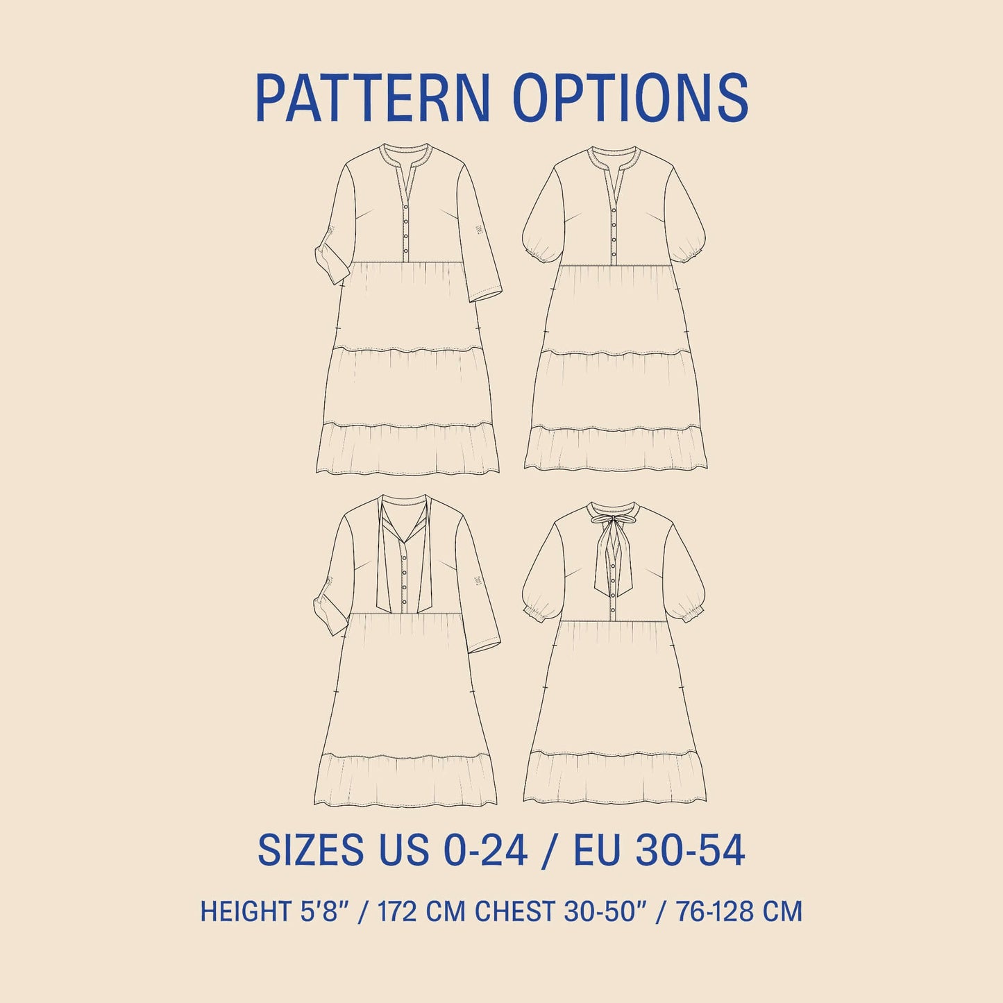Freedom dress sewing pattern PDF DOWNLOAD - homesewn