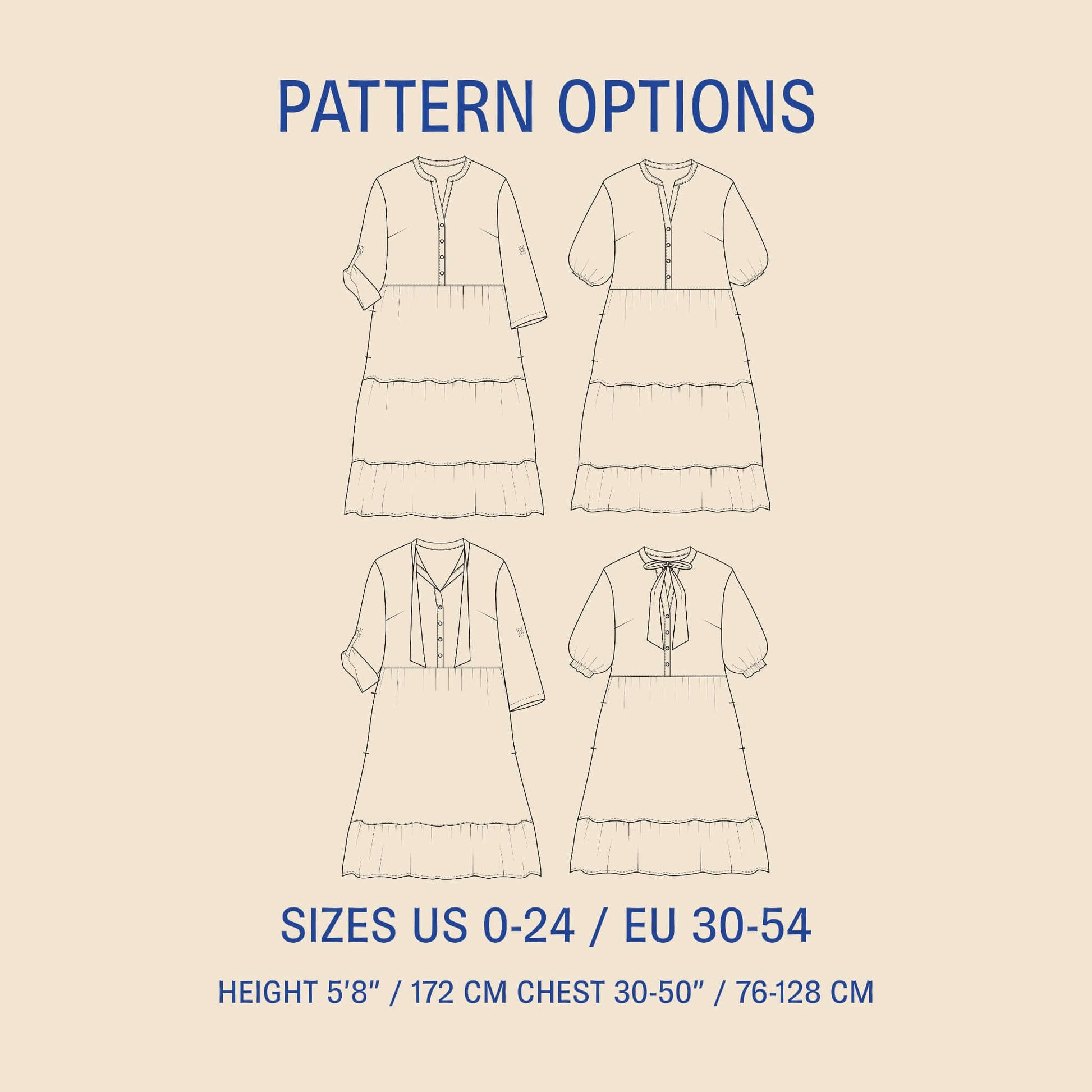 Freedom dress sewing pattern PDF DOWNLOAD - homesewn
