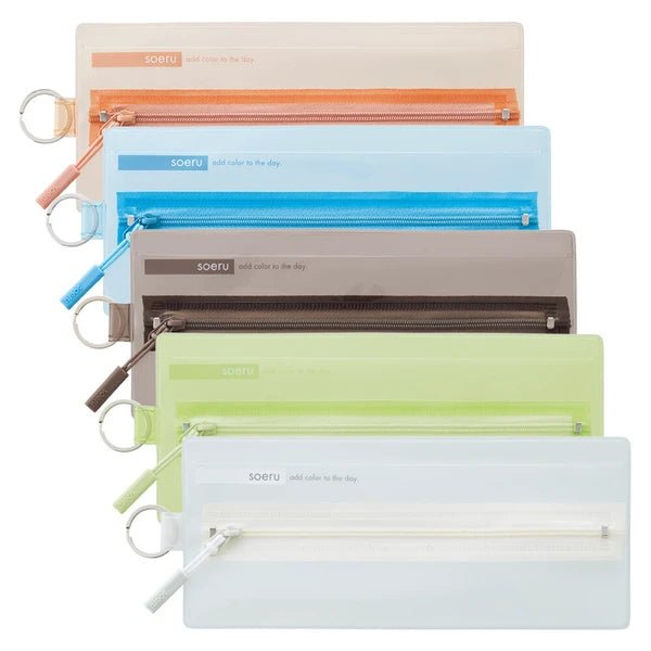 Frosted PVC Pen Case - homesewn