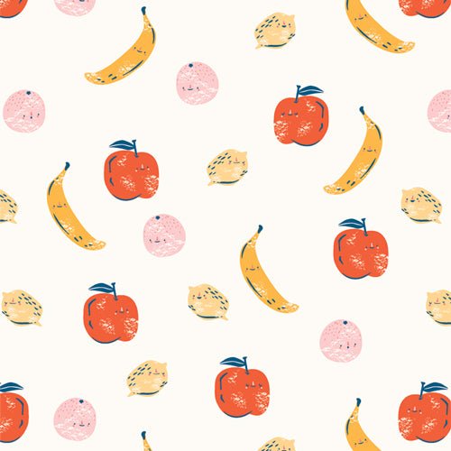 Fruit Salad FLANNEL - 100% Cotton - DOUBLE BRUSHED - homesewn