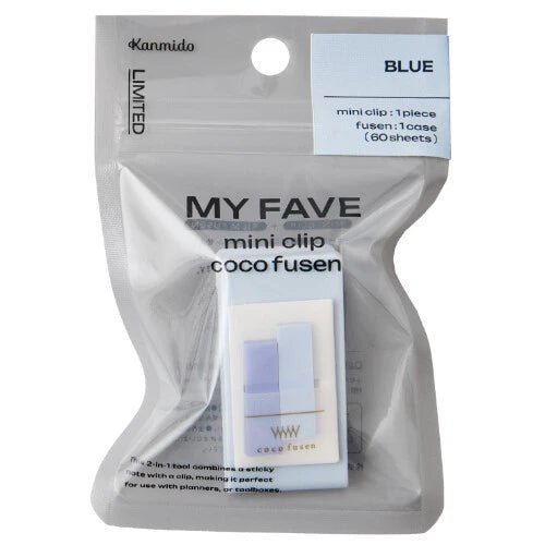 Fusen Sticky Note Mini Clip Coco Fusen - 60 sheets - homesewn