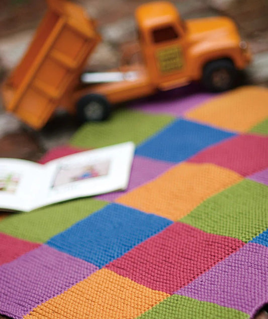 Garter Blocks Baby Blanket - Knitting Pattern - homesewn