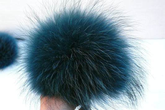 Genuine Racoon Fur Pom Pom - homesewn