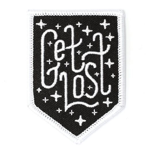 Get Lost Embroidered Iron - On Patch - homesewn