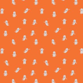 Ghosts - Orange - Rifle Paper Co. Halloween - homesewn