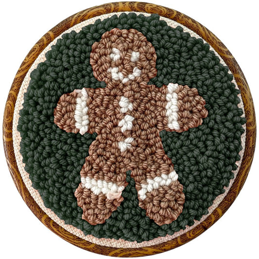 Gingerbread Man Punch Needle Kit - homesewn