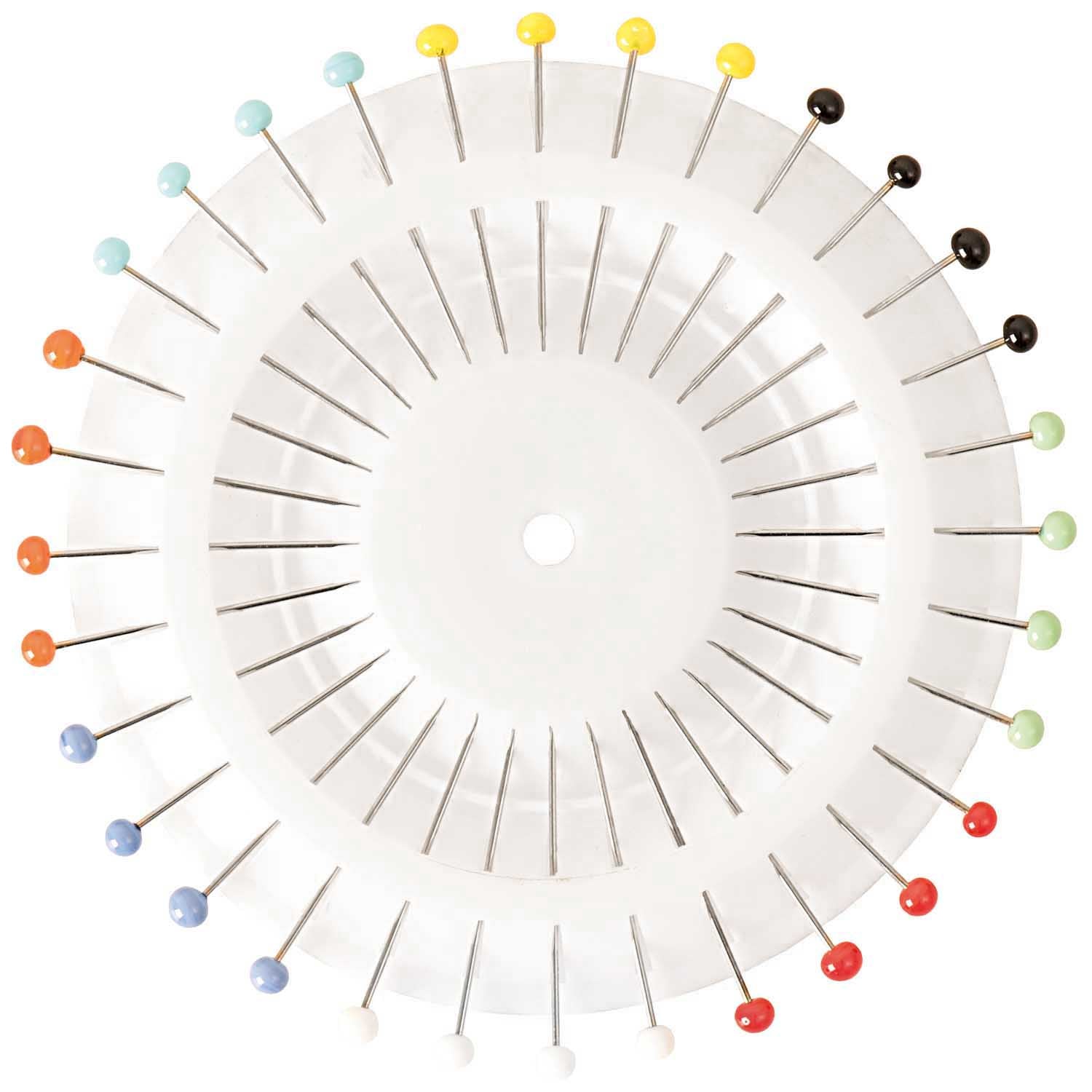 Glass Head Pins - 32 pieces - homesewn
