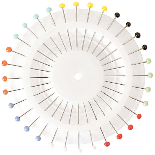 Glass Head Pins - 32 pieces - homesewn
