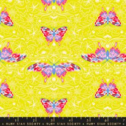 Glow Garden Morning Moth Citron - homesewn