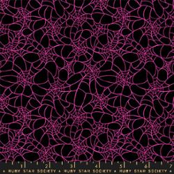 Glow Garden Tangled Web Black - homesewn