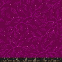 Glow Garden Wandering Vine Purple Velvet - homesewn