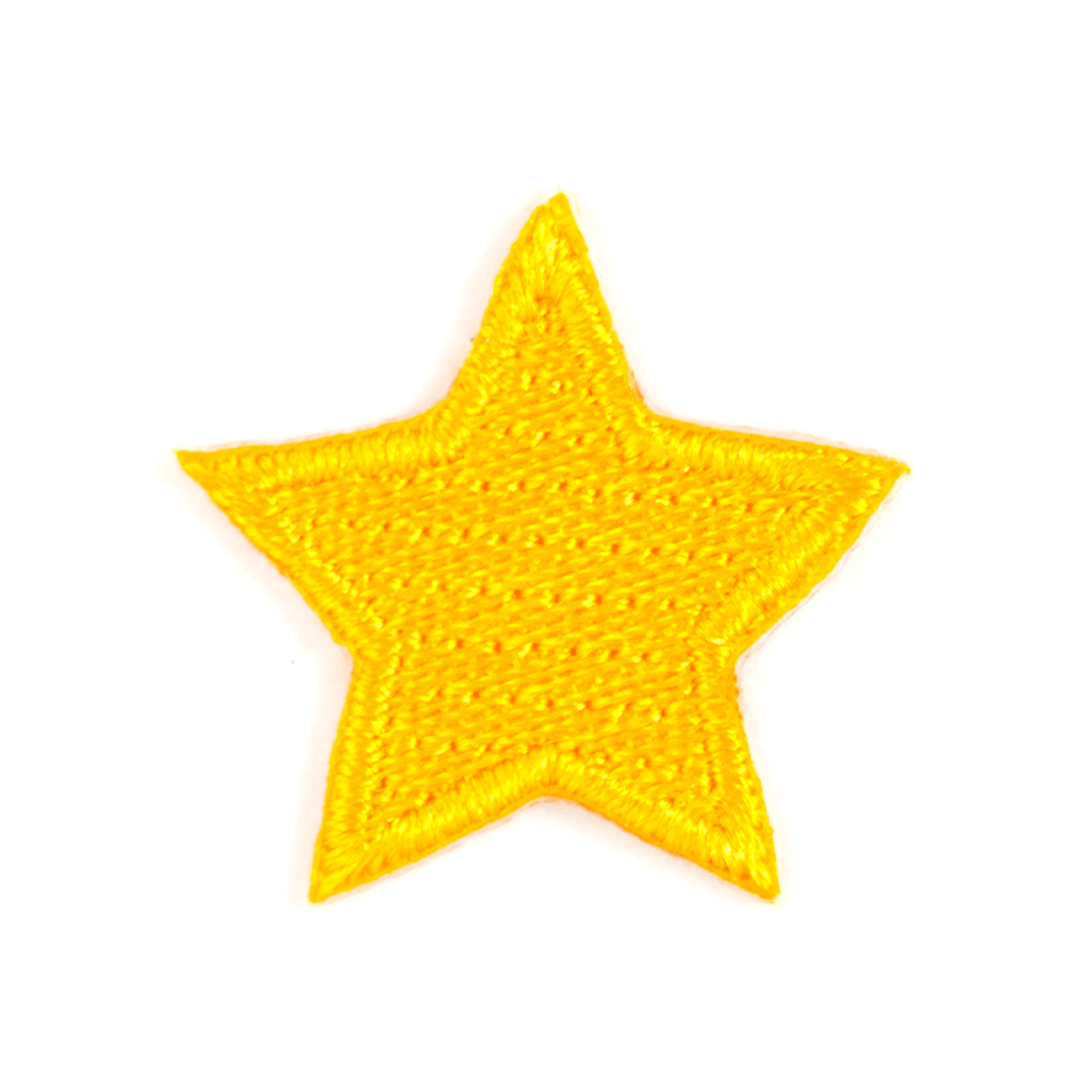 Gold Star Embroidered Sticker Patch - homesewn