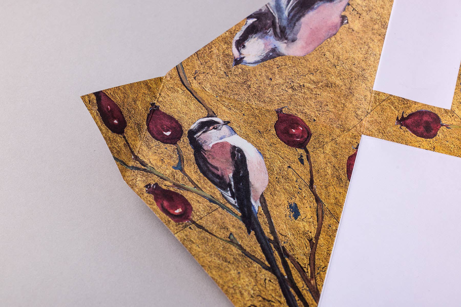 Golden Flight Pigeon, Folding Letter Set – pack of 6 (US) - homesewn