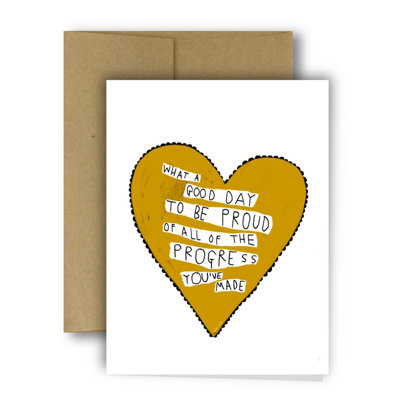 GOOD DAY TO BE PROUD Greeting Card - homesewn
