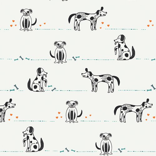 Good Pup - Oh, Woof! - QUILTING COTTON/POPLIN - homesewn