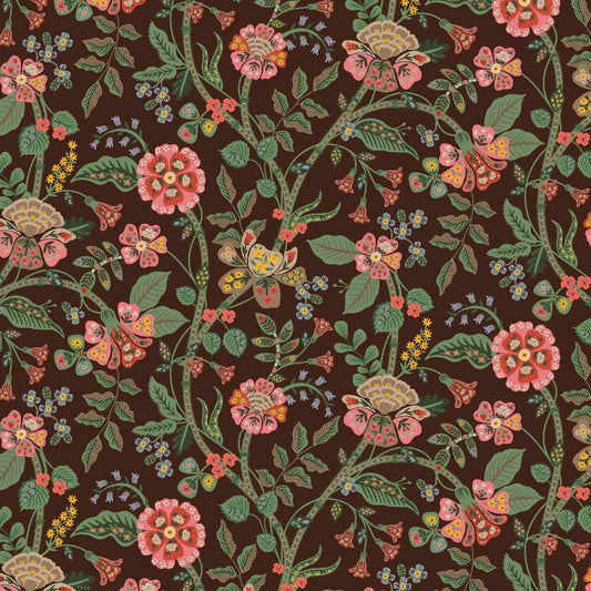 Gracie - Cocoa - Rifle Paper Co. Fabric - homesewn