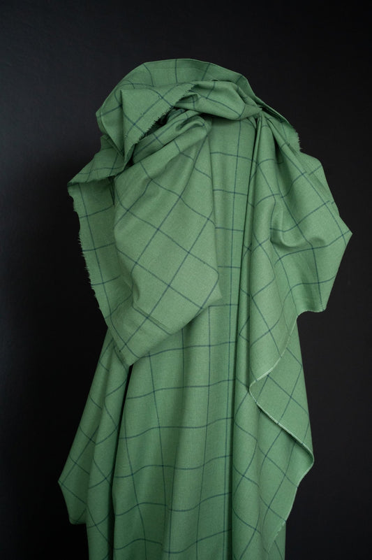 Green Maze Cotton/Linen 58" Wide - homesewn