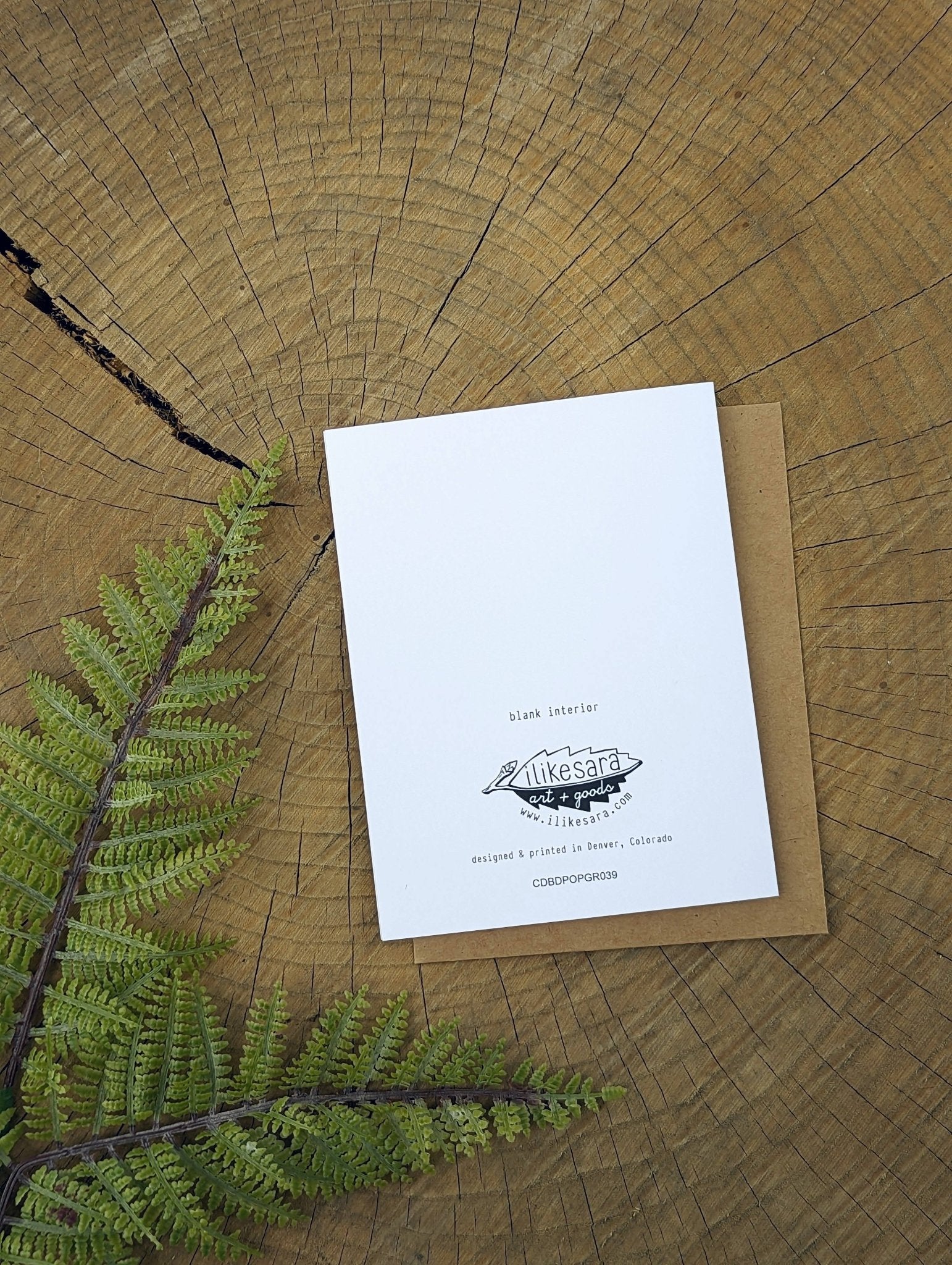 Greeting card | happiest of birthdays poppies - flowers - homesewn