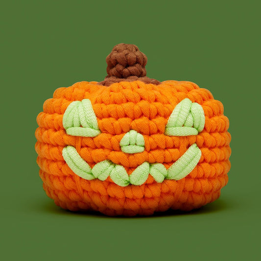 Hal the Jack-o-lantern Crochet Kit - homesewn