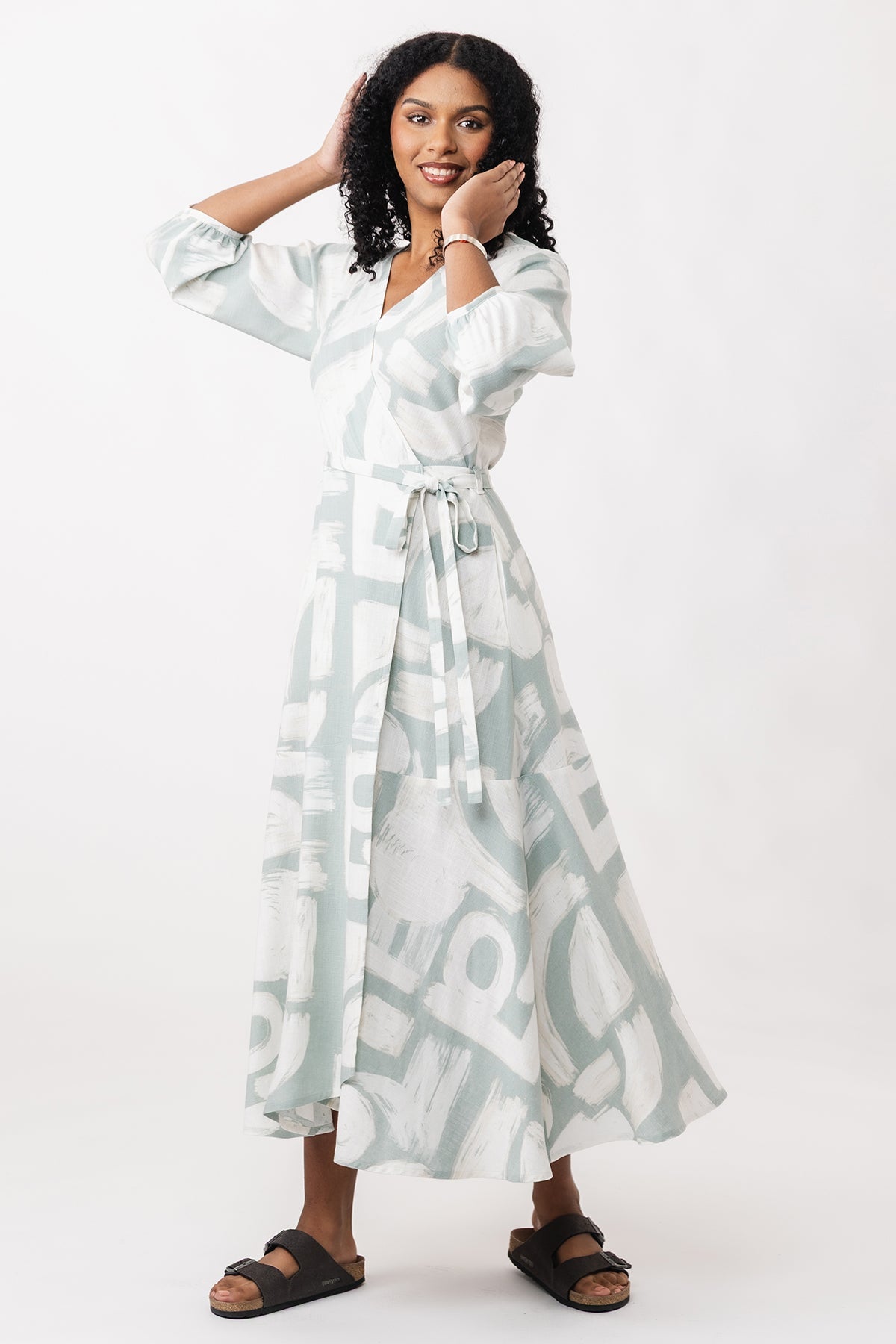 HALI wrap dress - PDF PATTERN - homesewn