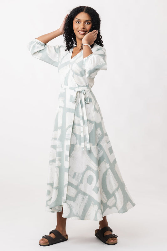 HALI wrap dress - PDF PATTERN - homesewn