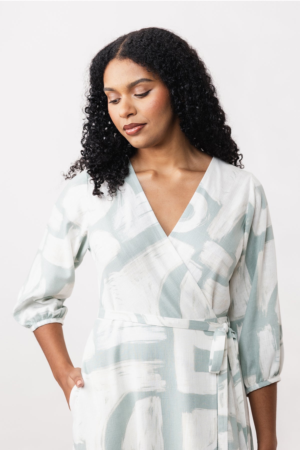 HALI wrap dress - PDF PATTERN - homesewn