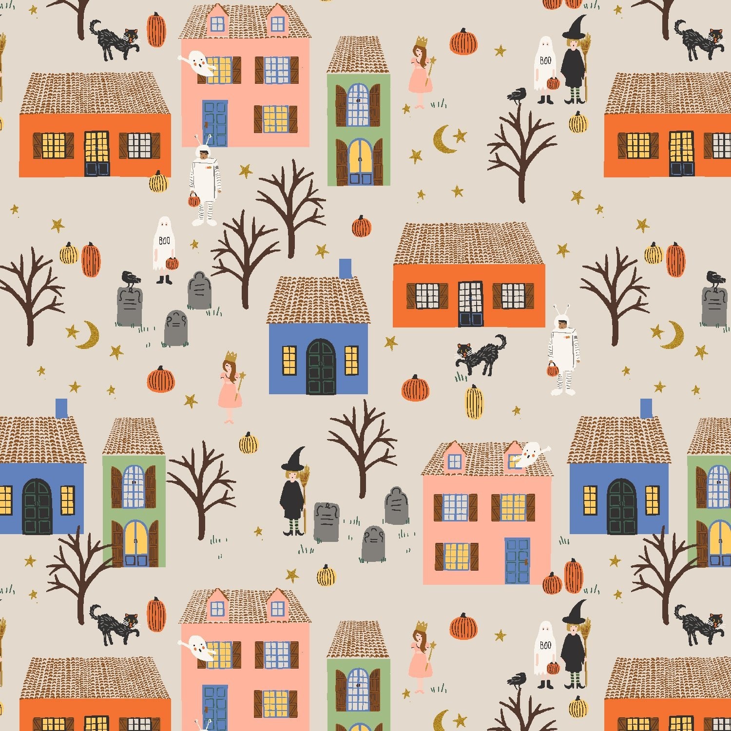 Halloween Night - Rifle Paper Co. Halloween - homesewn