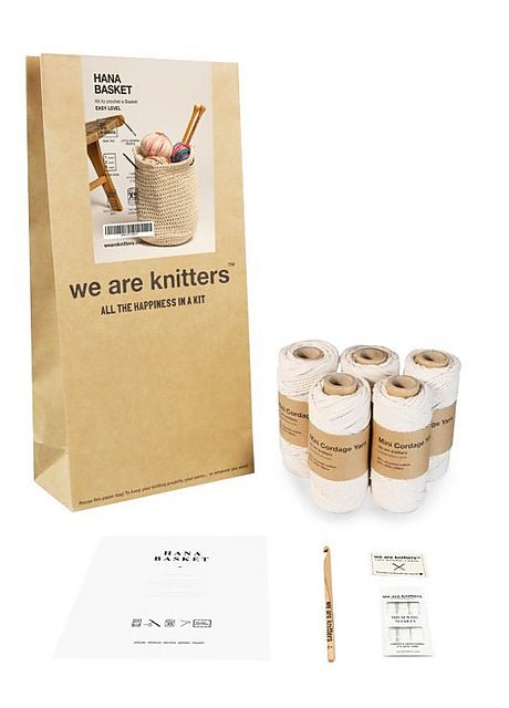 Hana Crochet Basket Kit - homesewn