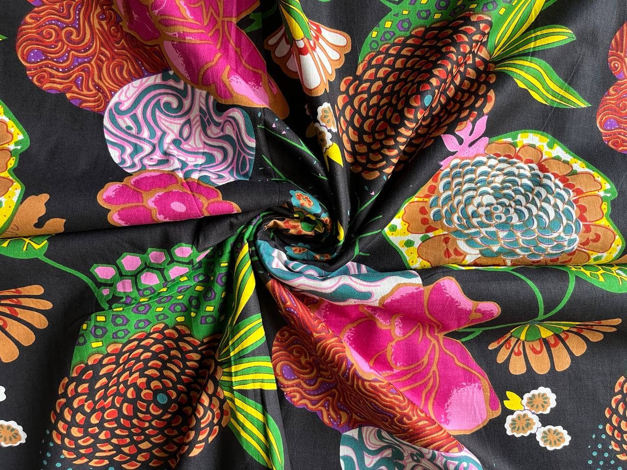 Hand Block Printed Cotton Fabric - homesewn