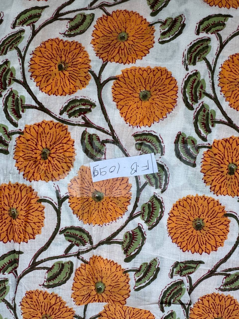 Hand Block Printed Indian Cotton Fabric - homesewn