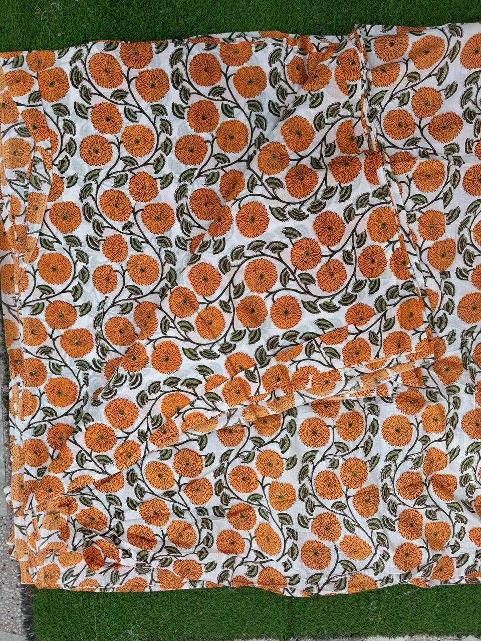 Hand Block Printed Indian Cotton Fabric - homesewn