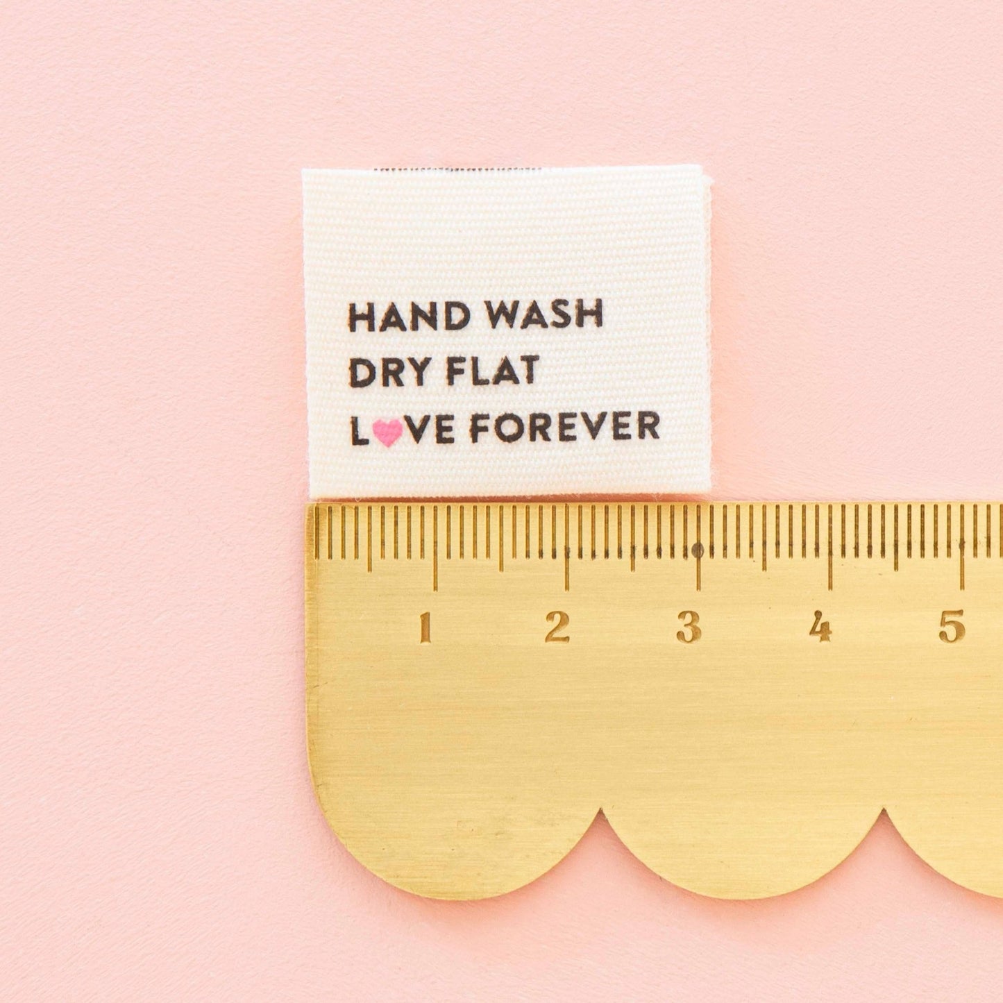 Hand Wash Dry Flat Organic Cotton Knitting and Sewing Labels - homesewn