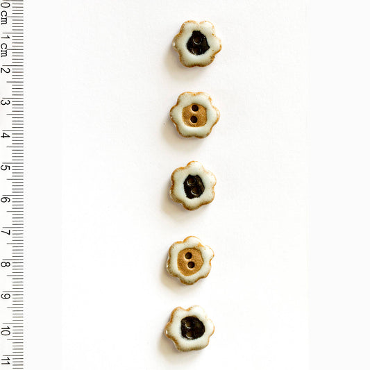 Handmade Flower Sewing Buttons - homesewn