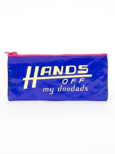 Hands Off My Doodads Pencil Case - homesewn