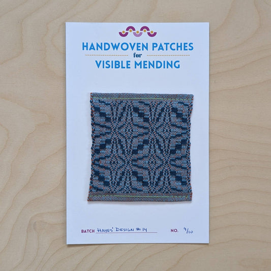 Handwoven Sew - on Patch - No. 4/10 from Hayes' Design Batch - homesewn