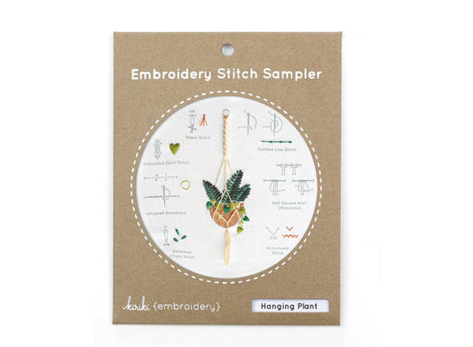 Hanging Plant Embroidery Kit - homesewn