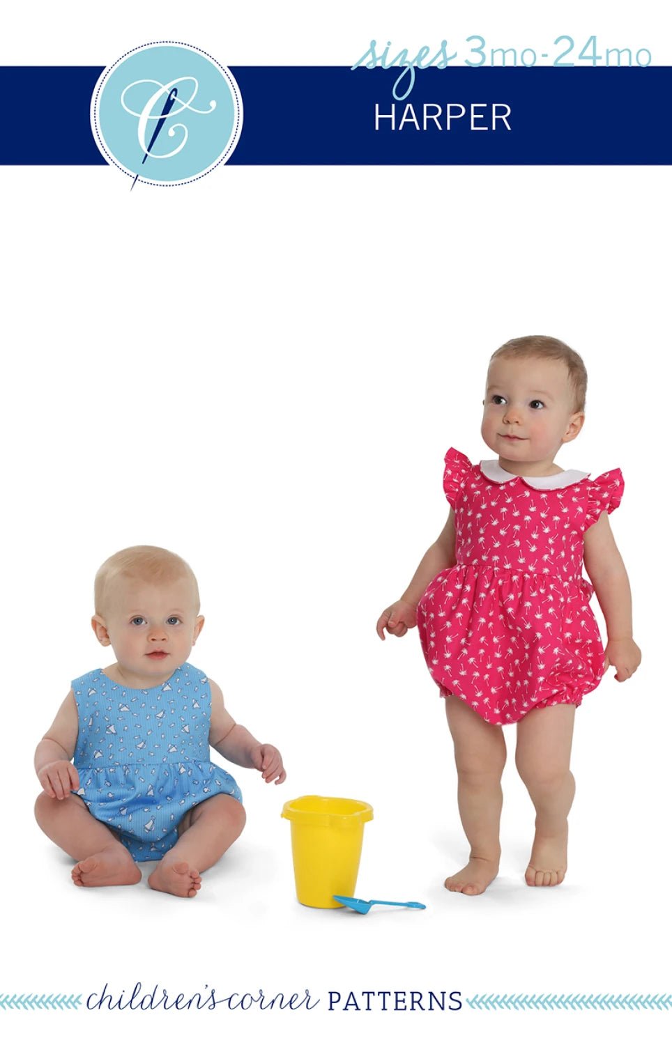 Harper 3 - 24 Months Sewing Pattern - homesewn