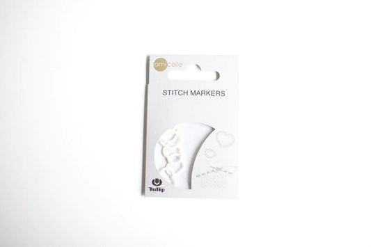 Heart Shaped Stitch Markers - homesewn