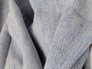 Heavyweight Cotton/Linen Blend Herringbone Twill Fabric - homesewn