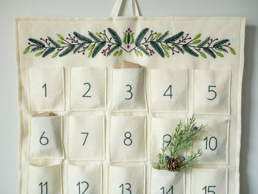 Heirloom Advent Embroidery Kit - homesewn