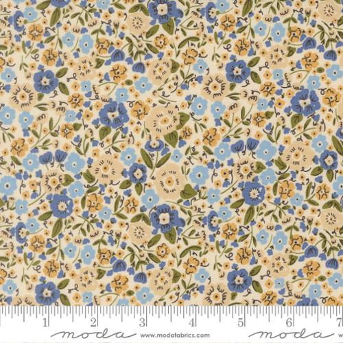 Henhouse Floral - Cloud - The Henhouse - QUILTING COTTON fabric - homesewn