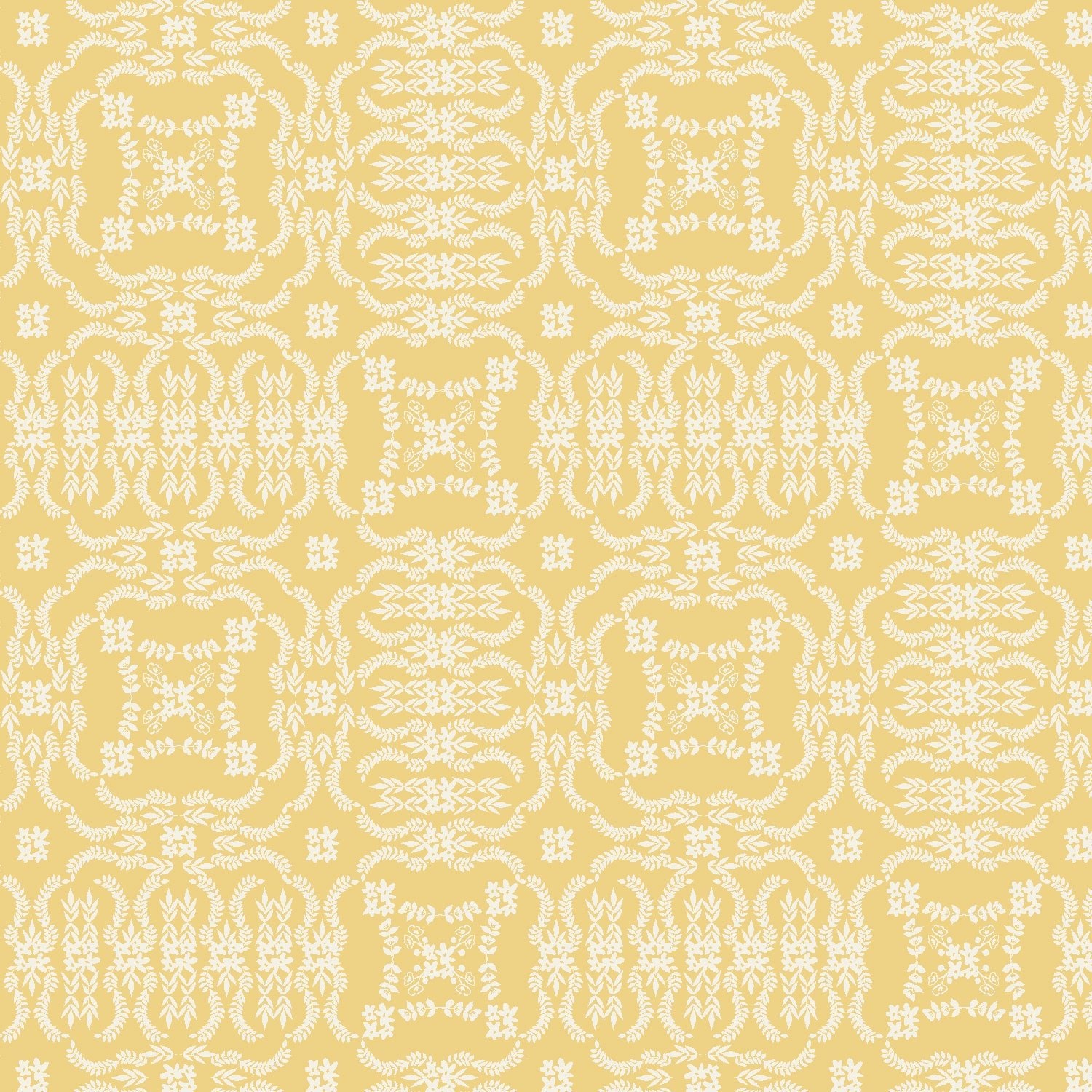Heritage - Butter - Gracie Rifle Paper Co. Fabric - homesewn