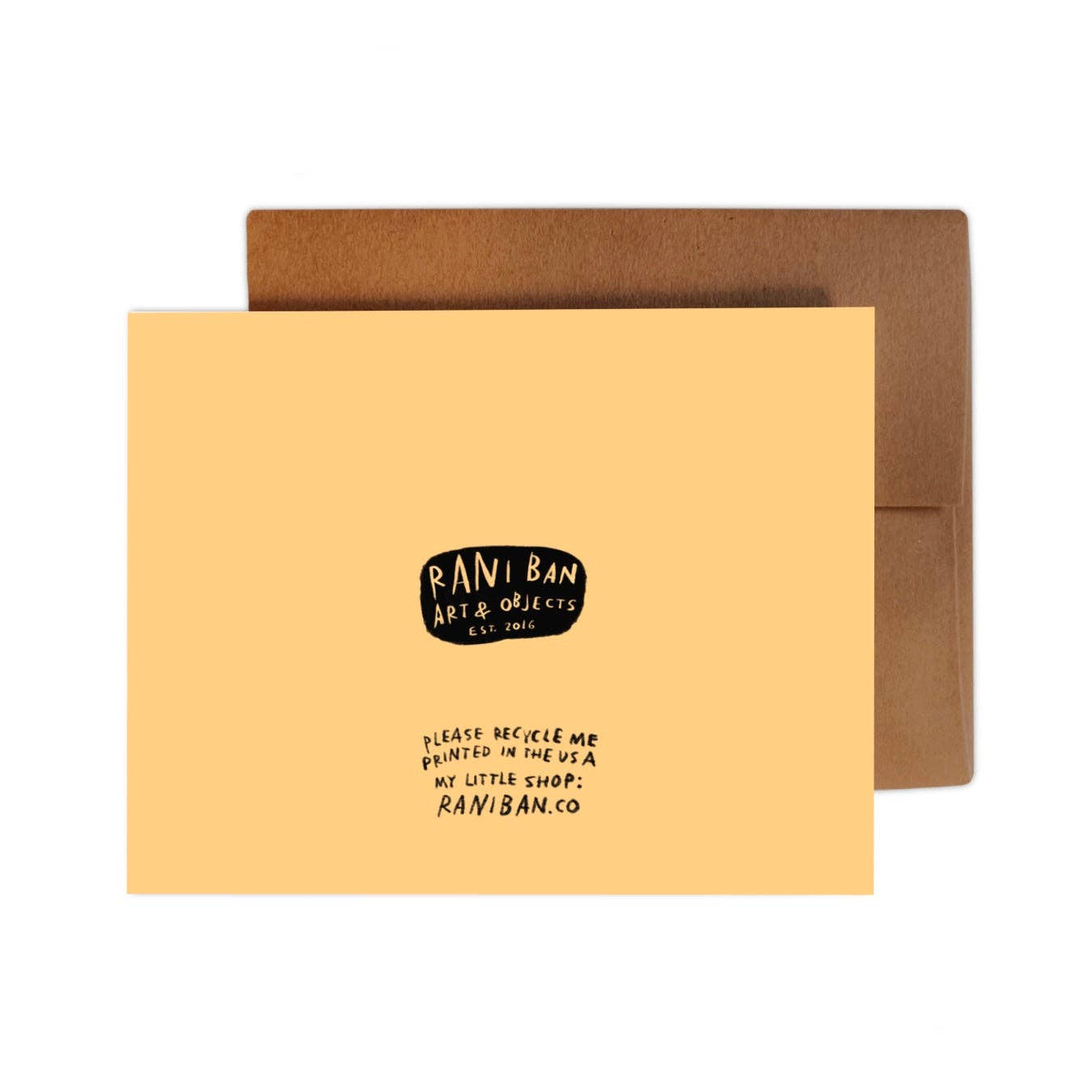 HI BABY Greeting Card - homesewn