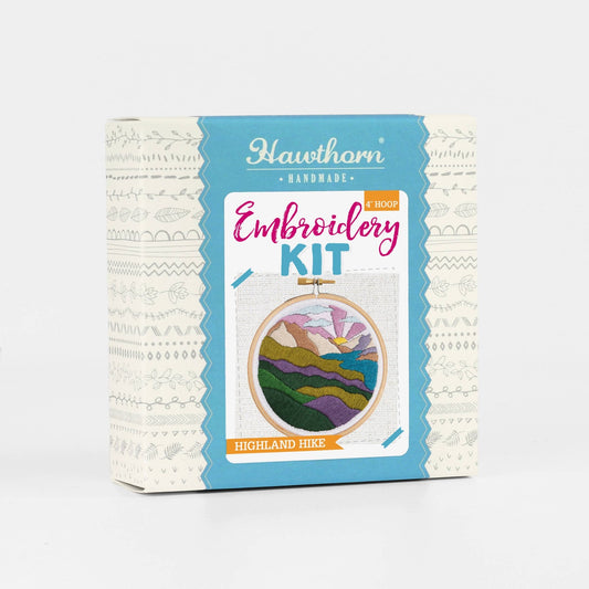 Highland Hike Mini Embroidery Kit - homesewn
