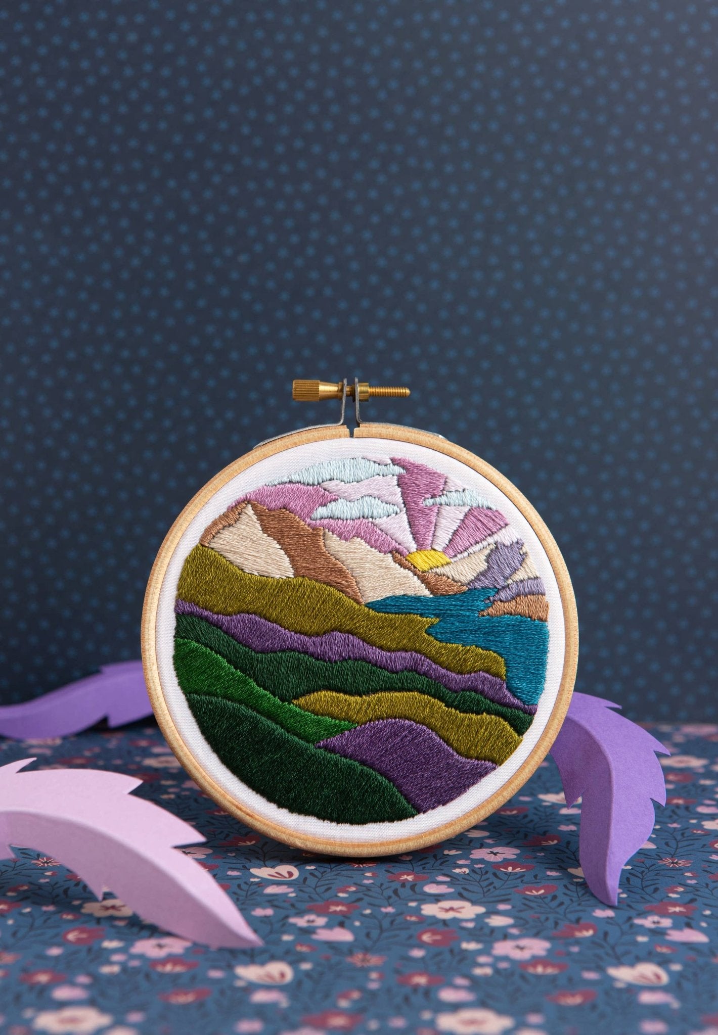 Highland Hike Mini Embroidery Kit - homesewn