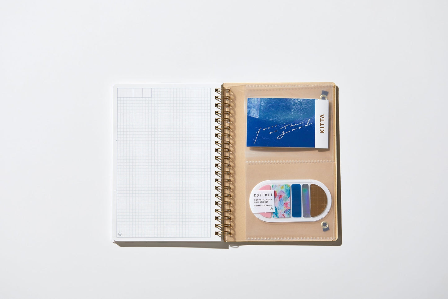Hitotoki Ringed Comic Sized Notebook - homesewn